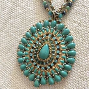 Turquoise beaded necklace